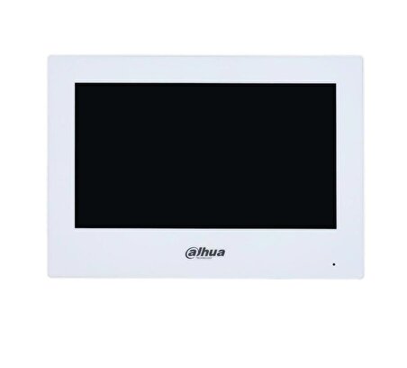Dahua VTH2621GW-P 7" TFT LCD Dokunmatik Ekran Çok Yönlü Mikrofon Villa Tipi İntercom İç Ünite Beyaz 