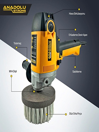 Anadolu Strong ANS1030 900 W Polisaj Makinesi