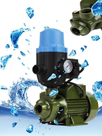 1 Parmak Su Pompası Set Paket Hidrofor Otomatik Sistem Su Pompası Set
