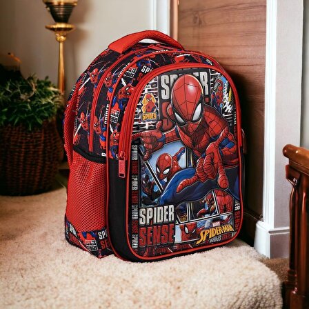 Spiderman Spider Sense Okul Çantası SETİ (5 PARÇA)