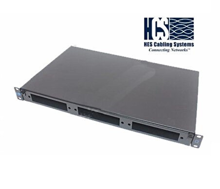 HCS PFO-10001-1U 19" Fiber Optik Modüler 12 Port Fiber Patch Panel Boş
