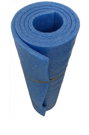 Şeker Portakalım1 Adet Mavi Pilates, Yoga, Kamp Matı (10 mm Kalınlık) - 170x60 cm