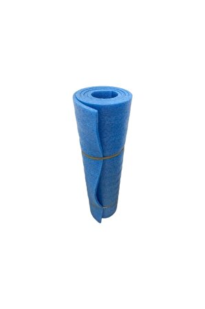 Şeker Portakalım1 Adet Mavi Pilates, Yoga, Kamp Matı (10 mm Kalınlık) - 170x60 cm