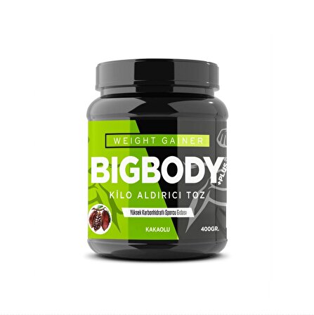 Bigbody + Plus Kakaolu 400 gr kilo aldırıcı toz
