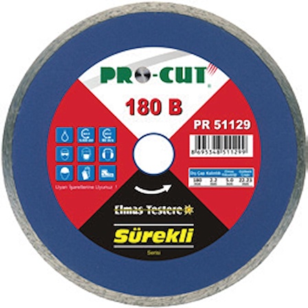 Procut PR51125 115mm Sürekli Kesim Bıçağı