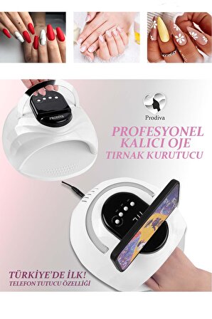 Prodiva 168W 42 Led Kalıcı Oje Protez ve Jel Tırnak - Türkiye'te İlk Telefon Tutucu Özelliği
