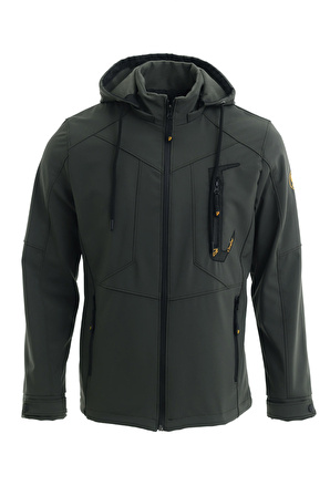 Su Ve Rüzgar Geçirmez Kürklü Softshell Erkek Mont