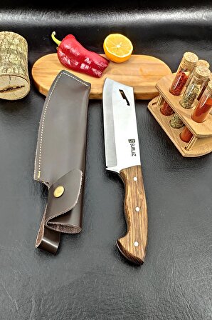 Sürmene El Yapımı Satır Mutfak Şef Bıçağı 29 cm