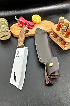 Sürmene El Yapımı Mutfak Satır Şef Bıçağı
