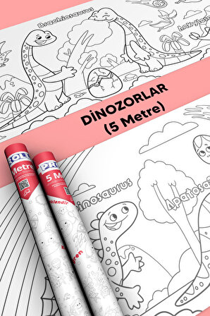 Proll Dinozorlar - Proll Dev Boyama Kağıdı