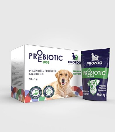 Köpekler Için Probiyotik Ve Prebiyotik Takviyesi 30x1gr Kutu