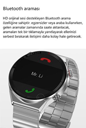 Prepare Smart Watch IPS Siyah Akıllı Saat