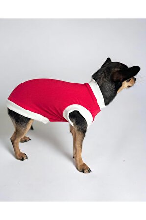 Red N White Köpek Tişörtü, Köpek Kıyafeti