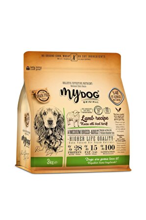 Mydog Düşük Tahıllı Kuzu Etli Medıum Breed-küçük Ve Orta Irklar Için Köpek