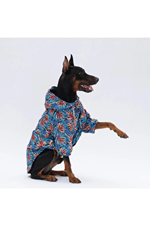 Autumna Polarlı Orta ve Büyük Irk Köpek Montu Köpek Yağmurluk Köpek Elbisesi Köpek Kıyafeti