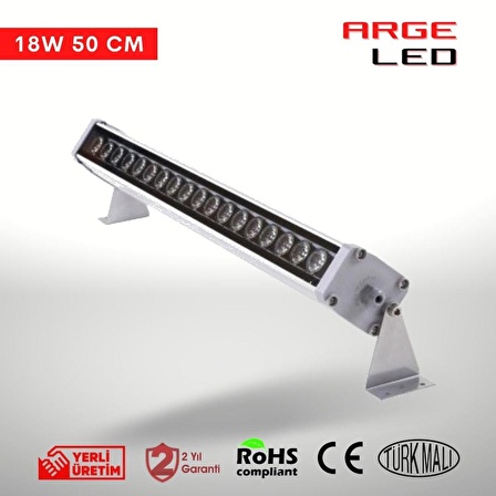 Arge Led 3000K Gün Işığı Wallwasher Duvar Boyama 50 Cm (18W)