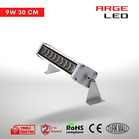 Arge Led Yeşil Wallwasher Duvar Boyama 30 Cm (9W)