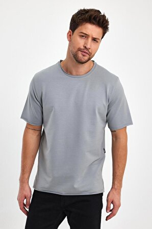 Erkek Penye T-shirt 2 İplik %100 Pamuk Basic