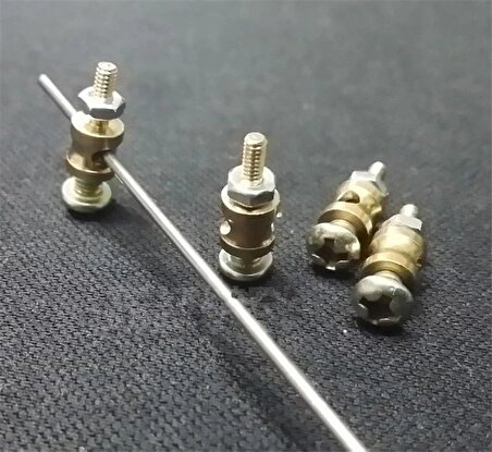 1 ADET Servo Stopper 1.5mm Pushrod Stopper Linkage Stopper Pushrod Connectors RC Model Aksesuar