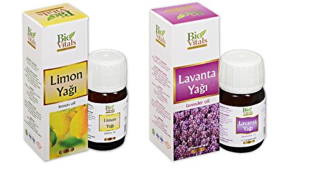 Limon Ve Lavanta -Aromatik Masaj-Cilt Bakım Yağ Seti