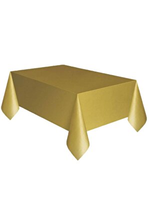 Gold Renk Plastik Masa Örtüsü 120x180