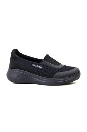 King Paolo 5101 Comfort Kadın Spor Ayakkabı - Siyah