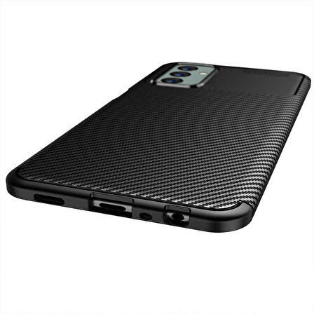 Samsung Galaxy M23 Uyumlu Kılıf Ultra Slim Fit Karbon Silikon