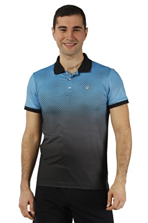 Crozwise 7117 Beden S Turkuaz  Polo Yaka Climate Erkek Spor T-shirt