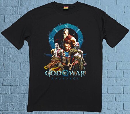 GOD OF WAR -  RAGNÖROK' Temalı Oversize Tişört