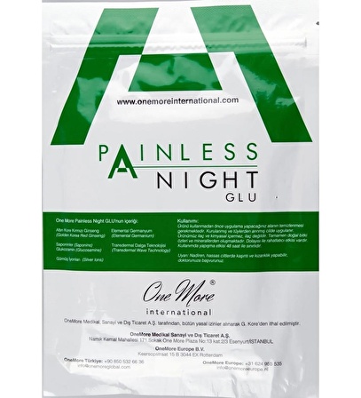 Painless Night Glu One More Ağrı Bandı 25 Adet