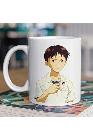 Shinji Anime Baskılı Kupa Bardak