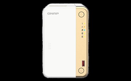 QNAP TS-262-4G 2 HDD Yuvalı, 4GB Ram,2 x M.2 2280 PCIe Gen 3 x2 Bağlantı Noktalı NAS Depolama Ünitesi (TS-262-4G)