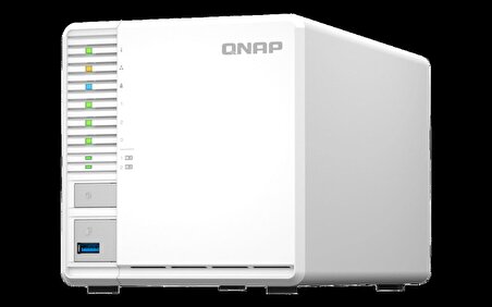 QNAP TS-364-8G 3 HDD Yuvalı, 8GB Ram, 2 x M.2 2280 PCIe Gen3, 2 x USB 3.2 Gen 2 (10Gbps), NAS Depolama Ünitesi (QN-TS-364-8G)