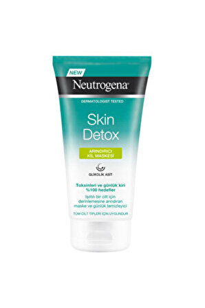 ( 3 ADET ) Neutrogena Skin Detox Arındırıcı Kil Maskesi 150 ml