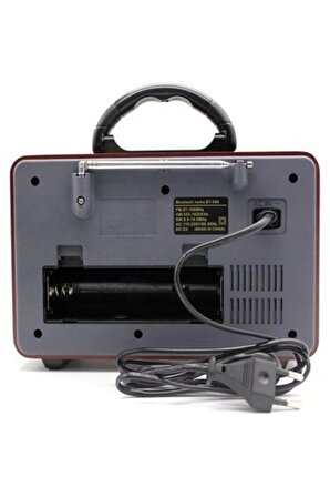 Meier M-110bt Şarjlı Nostaljik Bluetooth Fm Radyo Usb/sd/mp3