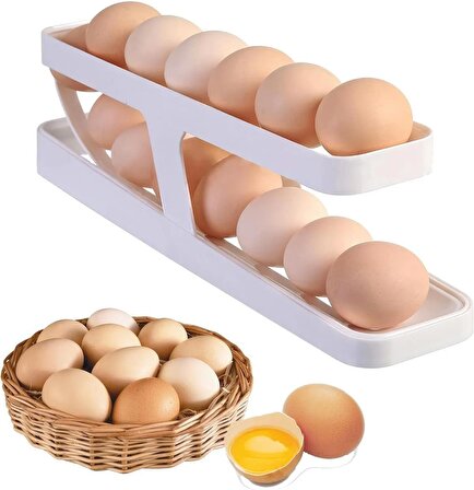 Yumurta Tutucu Saklama Buzdolabı Yumurta Dağıtıcı Buzdolabı Yumurta Düzenleyici ve Saklama Organizer