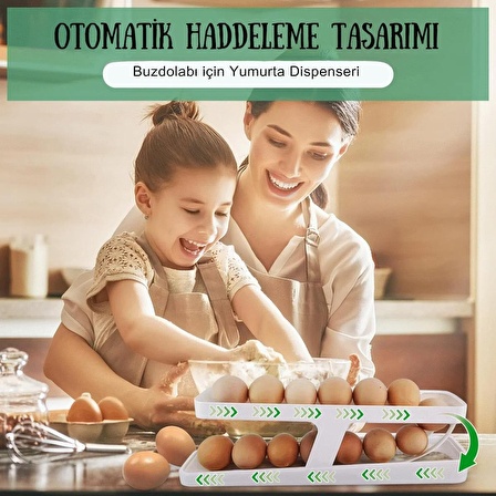 Yumurta Tutucu Saklama Buzdolabı Yumurta Dağıtıcı Buzdolabı Yumurta Düzenleyici ve Saklama Organizer