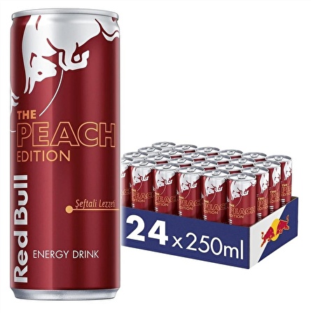 Red Bull Enerji İçeceği Şeftali 250 Ml X 24 Adet