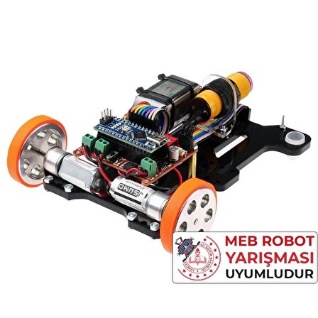 Maraton Hızlı Çizgi İzleyen Robot Kiti - Demonte