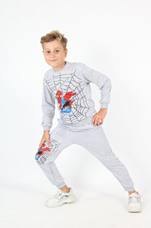 Spiderman Baskılı Çocuk Takım
