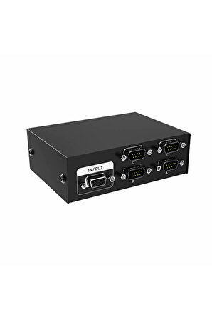 MT-VIKI 4 Port RS232 Switch MT-223-4 Db9 Seri Port Anahtarlayıcı 1 IN 4 OUT PC Printer Haberleş