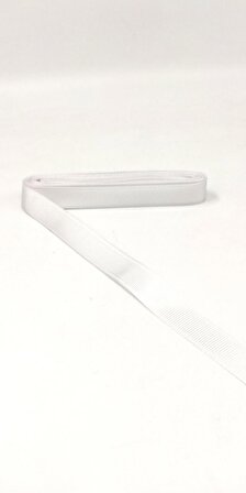 Grogren Kurdele 10 Metre Uzunluk Genişlik Seçenekli - Beyaz