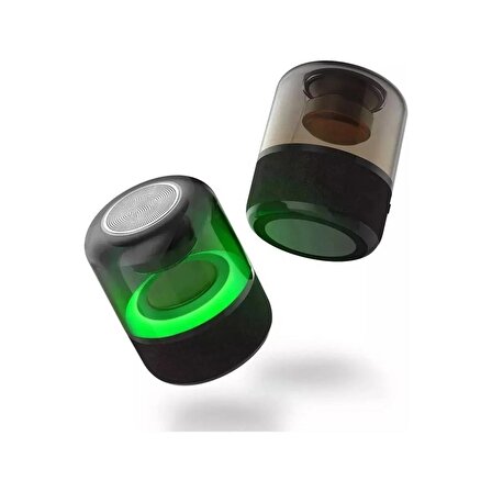 QASUL Yeni Nesil Rgb Işıklı Bluetooth Speaker Ses Bombası Bluetooth Hoparlör