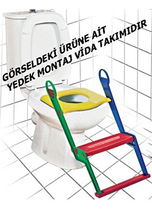 Reis Home Moonstar Tuvalet Alıştırıcı Yedek Montaj Vida Takımı Vida Seti -yedek Parçadır Tuvalet Alıştırıcı degıldır