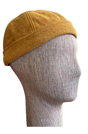 Kışlık Kaşe  Cap Ayarlanabilir Docker Şapka Kışlık Takke Şapka Retro Şapka Takke