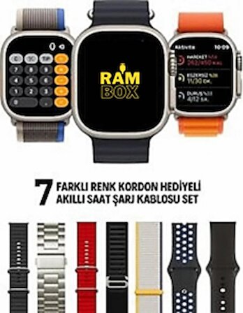 Rambox RMS-0017 Ultra 7 Kordonlu Akıllı Saat