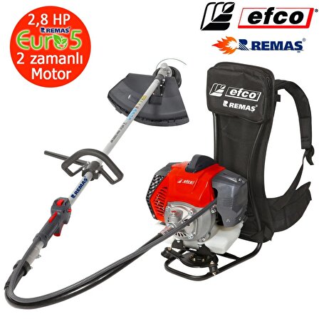 Efco DSH 5000 BP EUR5 Sırt Tipi 2.8 HP Benzinli Motorlu Tırpan