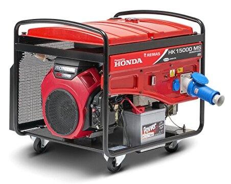 Honda HK 15000 MS Marşlı 15 kVA Monofaze Benzinli Jeneratör