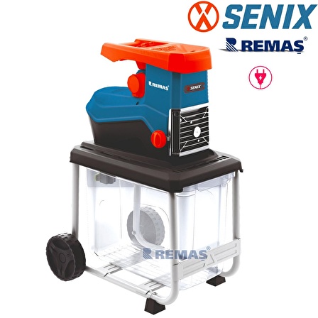 Senix YT5467 Elektrikli 2500 Watt Dal Parçalama Öğütme Talaş Makinesi