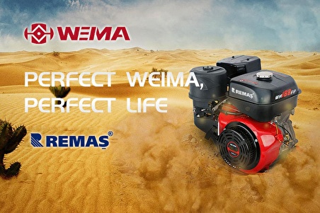 Weima WM170FB-2P Frezeli 7 HP Kamalı 19,05 mm Benzinli Motor